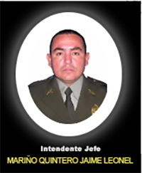 Fotograf&iacute;a del Se&ntilde;or Ij. Mari&ntilde;o Quintero Jaime Leonel quien falleci&oacute; en cumplimiento de su deber.