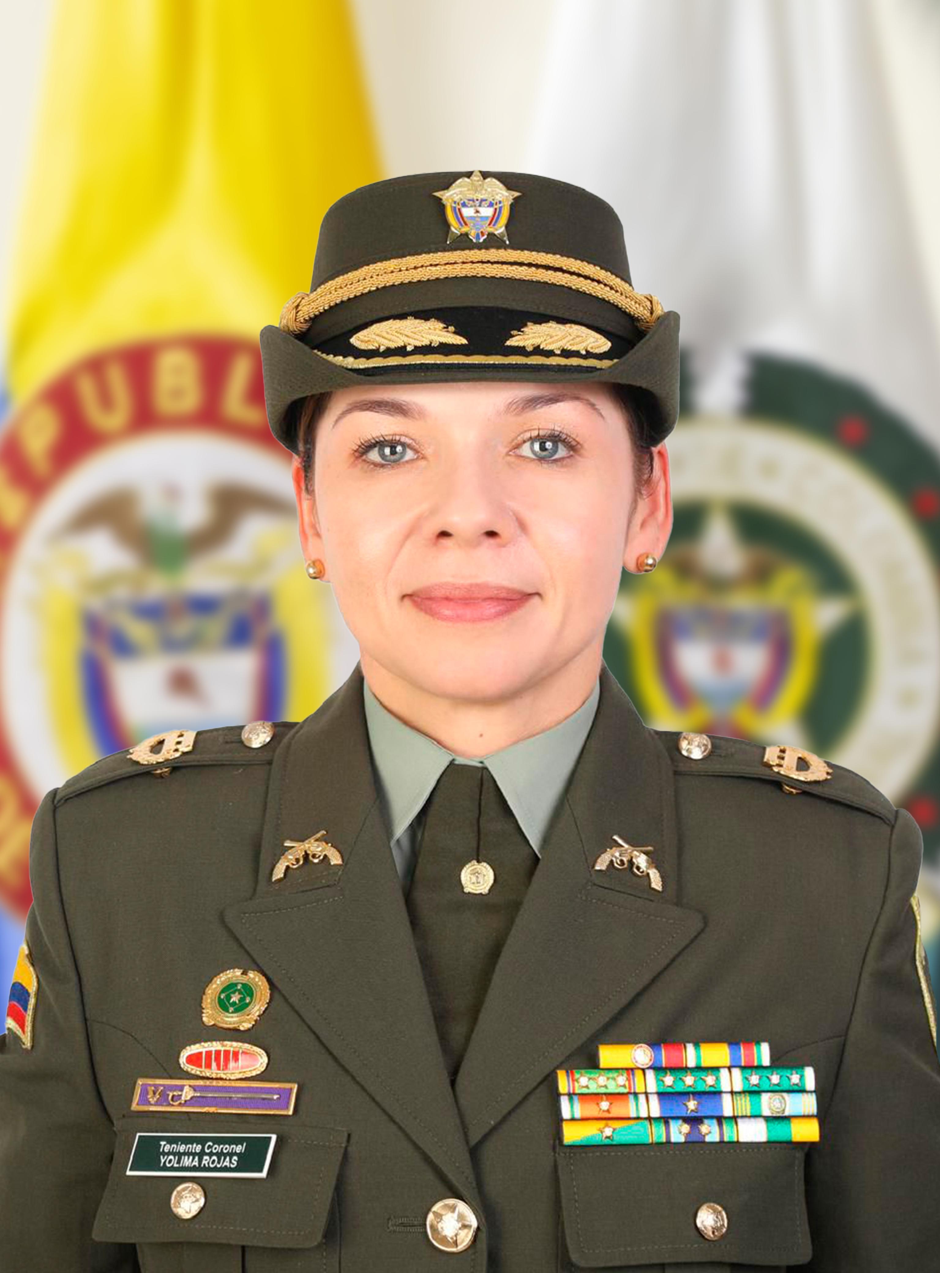 Teniente coronel Yolima Andrea Rojas Rivas