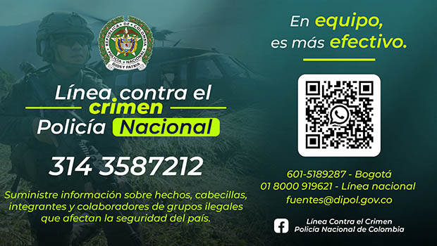 L&iacute;nea contra el crimen Polic&iacute;a Nacional 