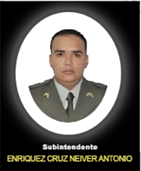 Fotograf&iacute;a del Se&ntilde;or Si. Enriquez Cruz Neiver Antonio quien falleci&oacute; en cumplimiento de su deber.