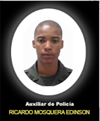 Fotograf&iacute;a del Se&ntilde;or Ap. Ricardo Mosquera Edinson quien falleci&oacute; en cumplimiento de su deber.