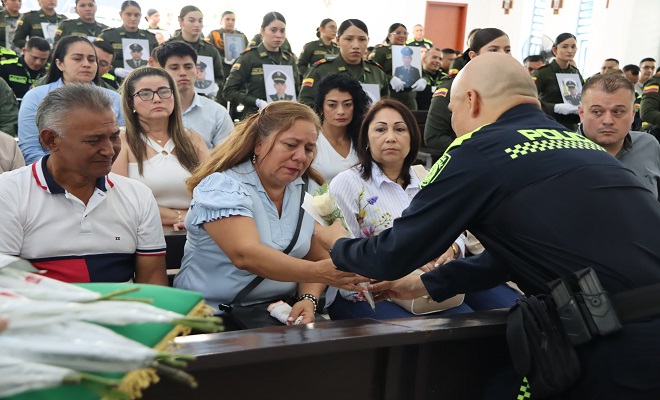 Con honor y gratitud, Norte de Santander rindió homenaje a los héroes caídos de la Policía Nacional