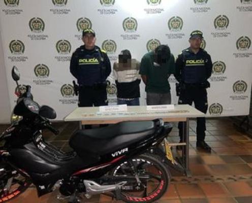 Capturados en flagrancia por el delito de receptación