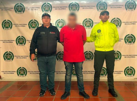La Policía Nacional en Bucaramanga capturó mediante orden judicial a un hombre conocido como 'Buñuelo'