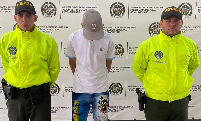 Las acciones investigativas adelantadas por la Policía Nacional, permitieron demostrar su responsabilidad en un hecho de afectación a la vida registrado en el barrio Santa Fe de Villavicencio en enero de 2023.