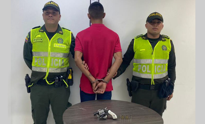 Tres armas de fuego ilegales incautadas en menos de 24 horas en Villavicencio