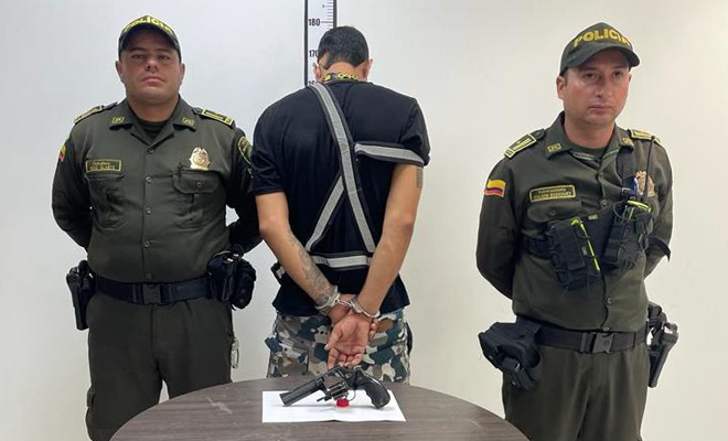 Tres armas de fuego ilegales incautadas en menos de 24 horas en Villavicencio