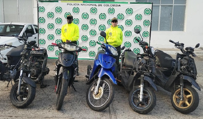 Seis motocicletas recuperadas y la captura de un hombre por el delito de receptación