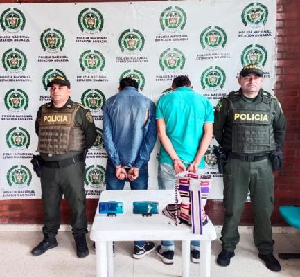Capturados por el delito de hurto 