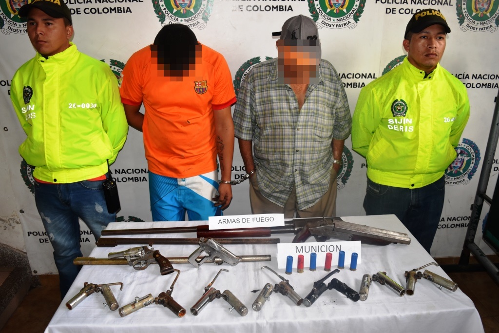 desmantelada fábrica ilegal de armas 