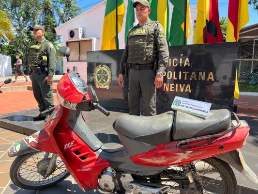  Recuperación de dos motocicletas que habían sido hurtadas