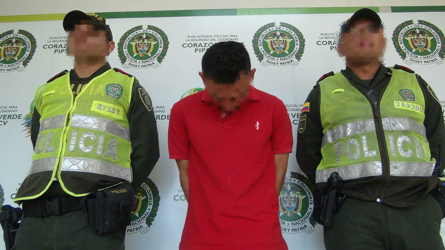 En el barrio María Oriente se realizó la captura de un hombre, sobre quien recaía una Circular Azul de la Interpol.