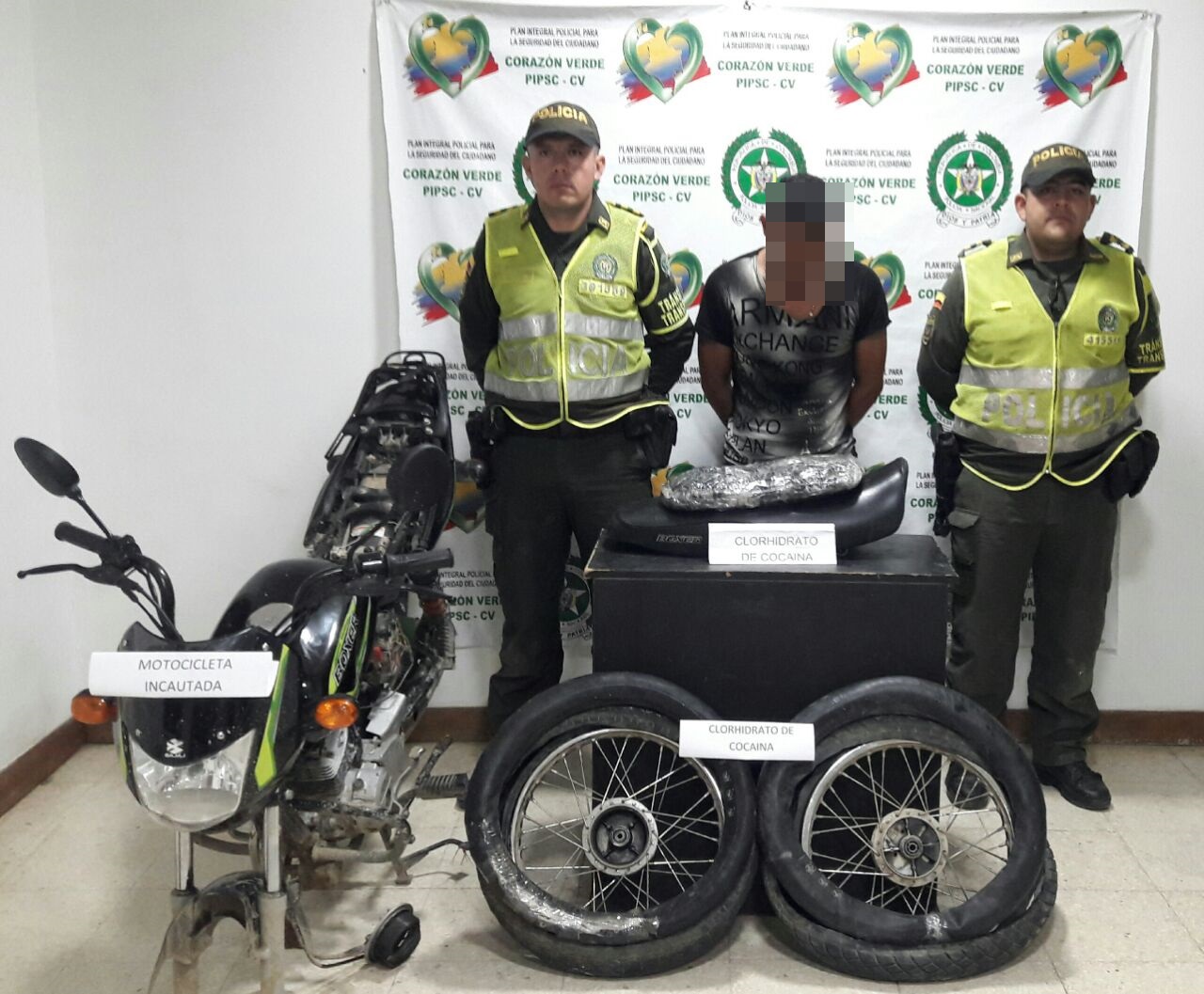 capturada una persona con 13.5 kilos de cocaina
