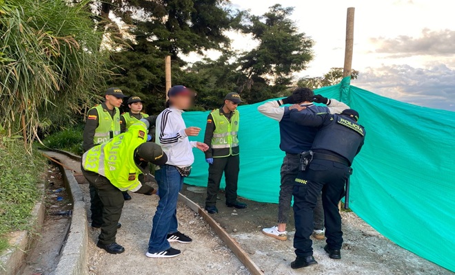  15 capturas y 112 armas cortopunzantes incautadas este fin de semana en Manizales