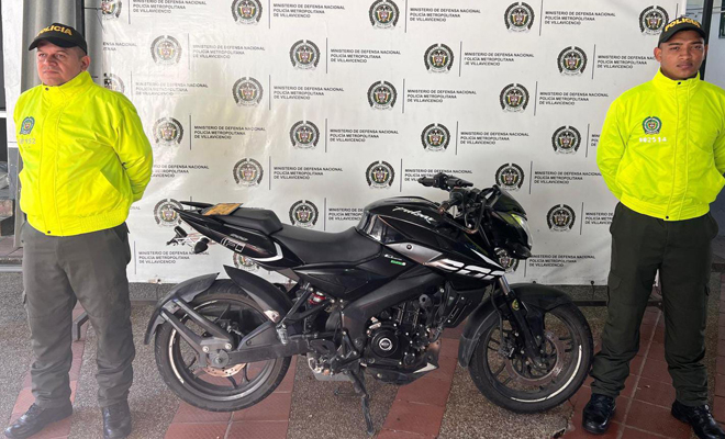 Las motocicletas habían sido hurtadas mediante la modalidad de halado