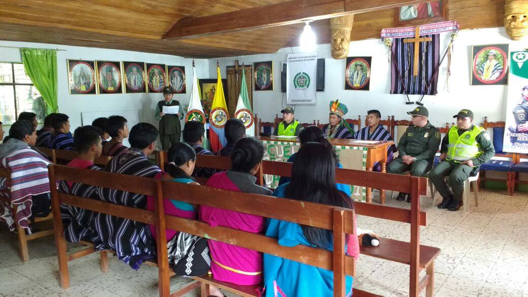 Curso 01 de la escuela de seguridad indígena, certificados en convivencia y paz