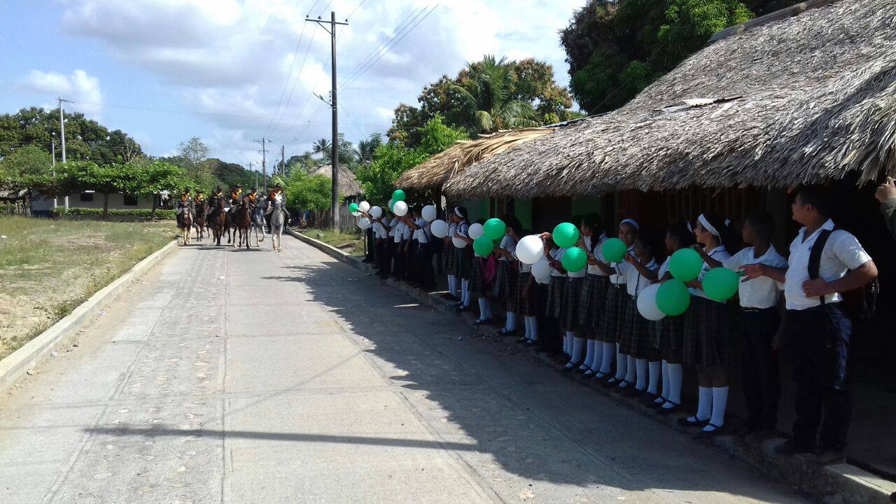 A través de patrullaje montado Policía llega a comunidades más apartadas del departamento  
