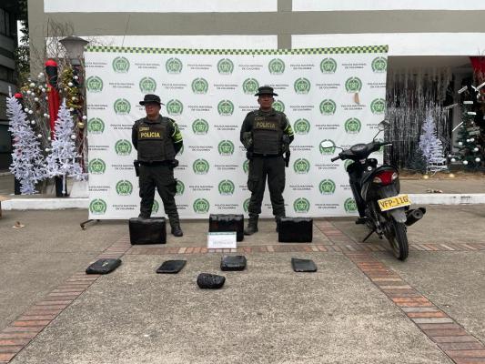 16 kilogramos de marihuana