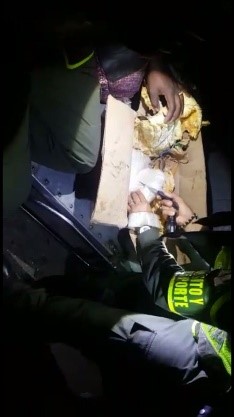 El elemento era transportado en la modalidad de encomienda