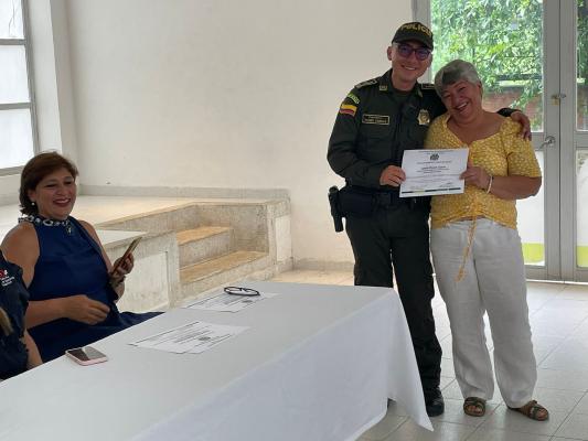 Policía Metropolitana de Neiva de la mano con la comunidad