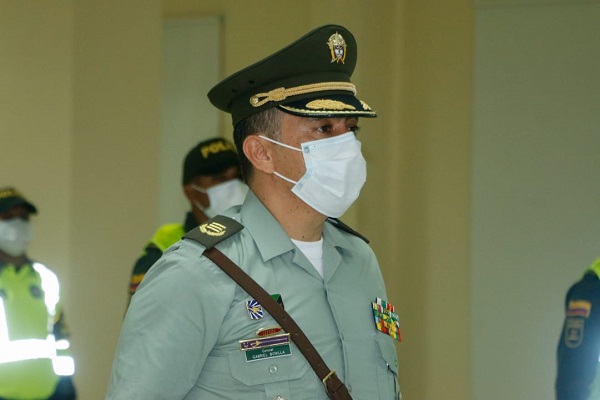 El coronel Gabriel Bonilla González asumió el mando de la unidad policial, en la tarde del miércoles.