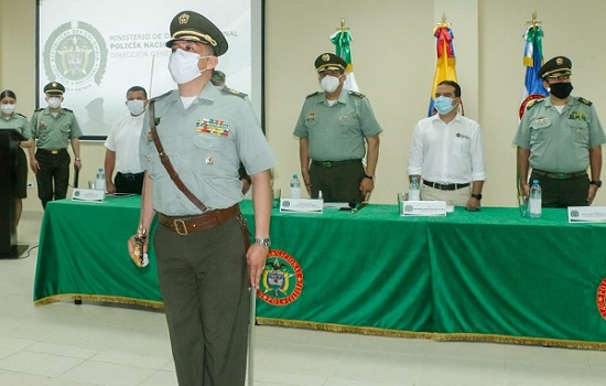 El coronel Gabriel Bonilla González asumió el mando de la unidad policial, en la tarde del miércoles.