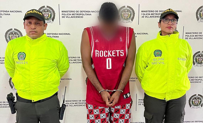 "Pinpo", "Panda" y "Pipe" fueron puestos a disposición de la justicia por su participación en varios casos de hurto a personas y residencias en la capital del Meta