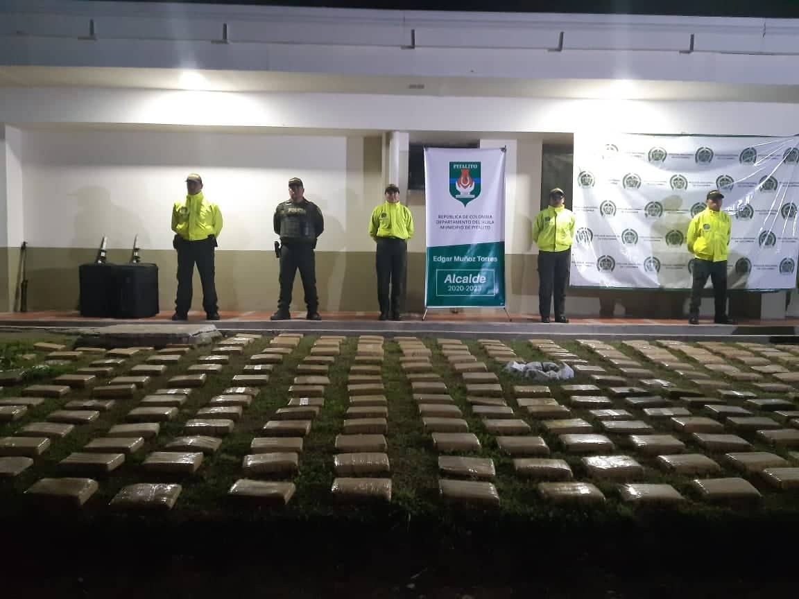 Incautamos 253 paquetes de marihuana