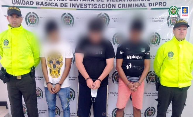 Tres hombres fueron capturados por la Policía Nacional por explotar sexualmente a niñas entre los 13 y 17 años