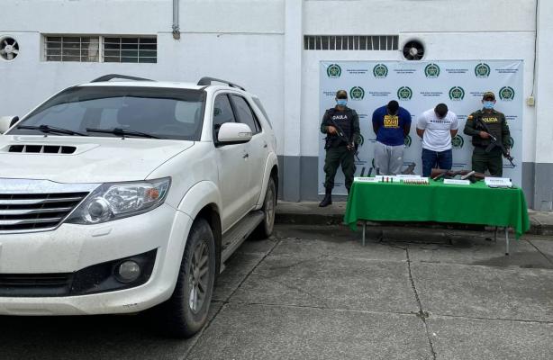 Dos hombres capturados en Tuluá