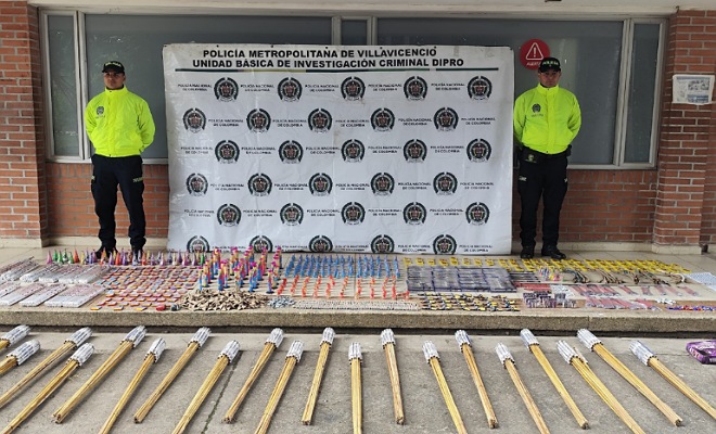 incautación de pólvora