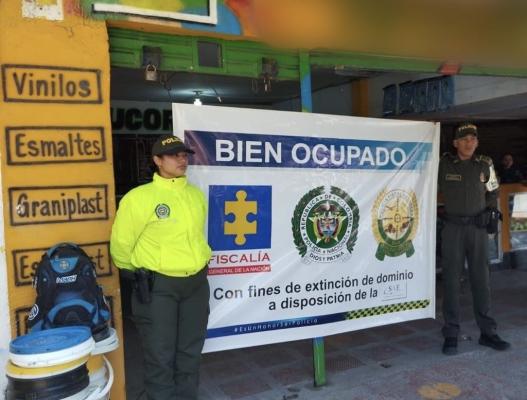 73 bienes muebles e inmuebles avaluados en $19.500 millones quedaron bajo extinción de dominio.