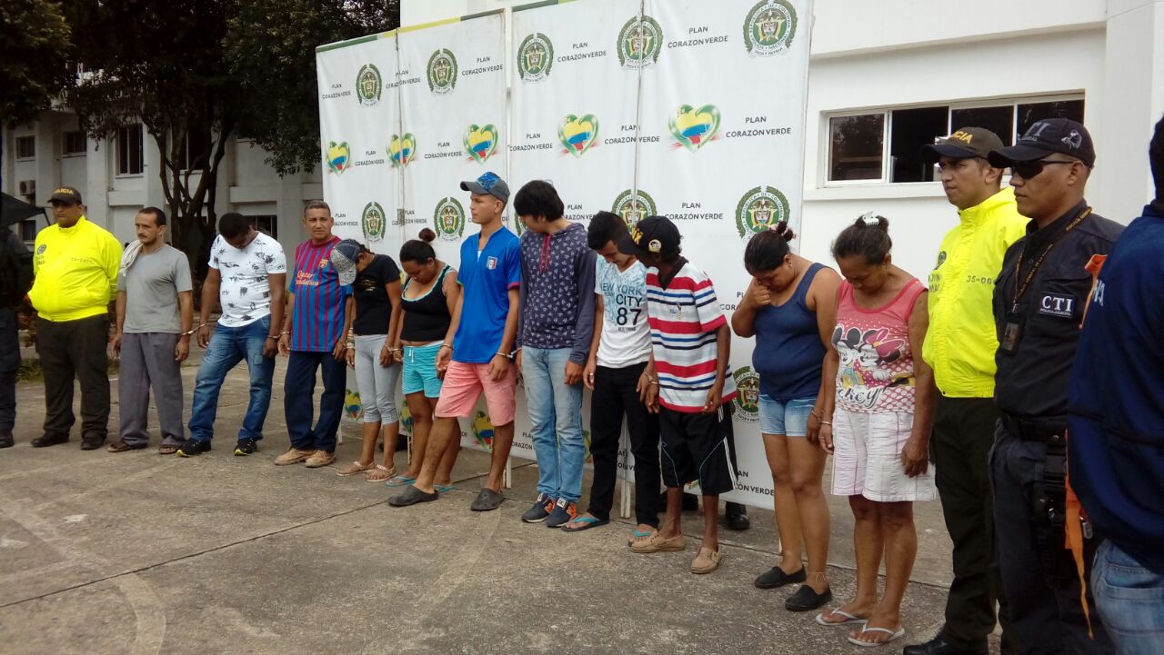 Fuerte -ofensiva contra - tráfico de estupefacientes.