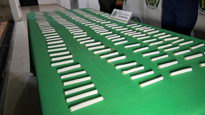  Incautados 160 cigarrillos de Marihuana