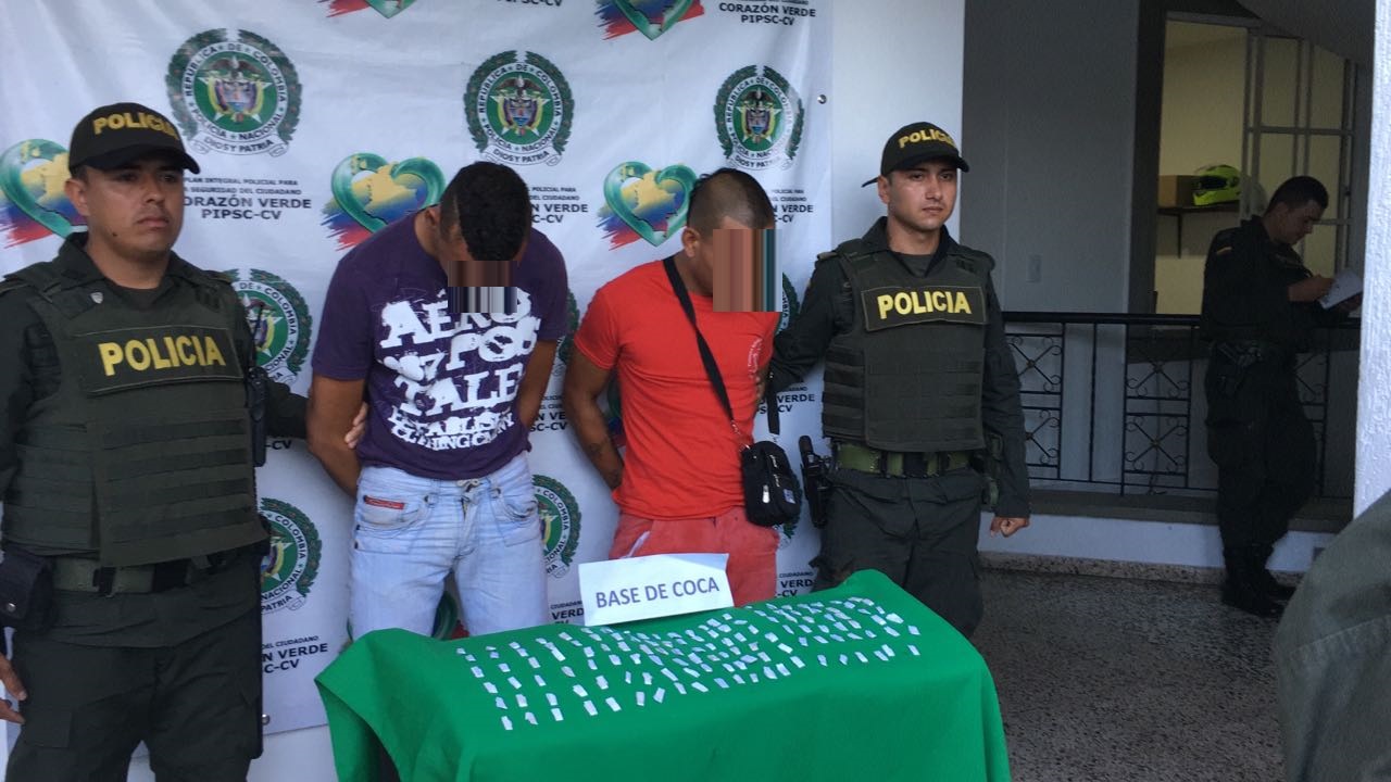 Las capturas se dieron en desarrollo de operativos de registro y control a personas en el municipio.