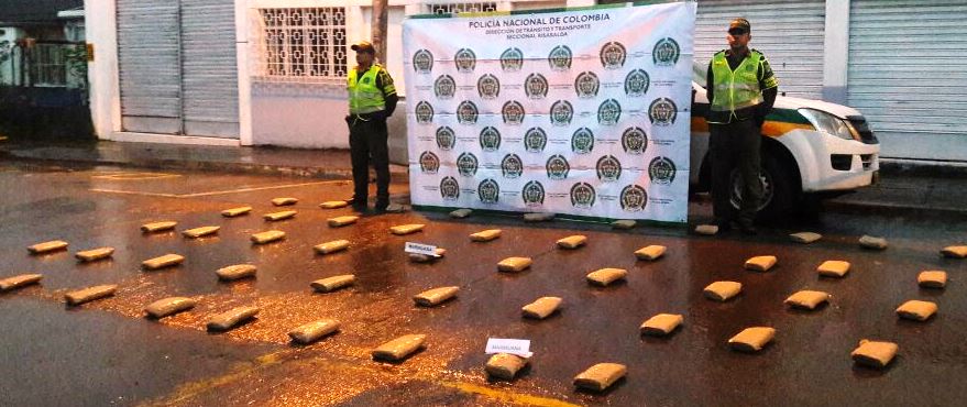 26 kilos de marihuana incautada
