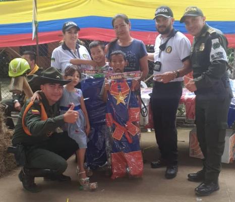 Actividad de prevención y sensibilización por el deporte, unieron a la comunidad en Puerto Salgar