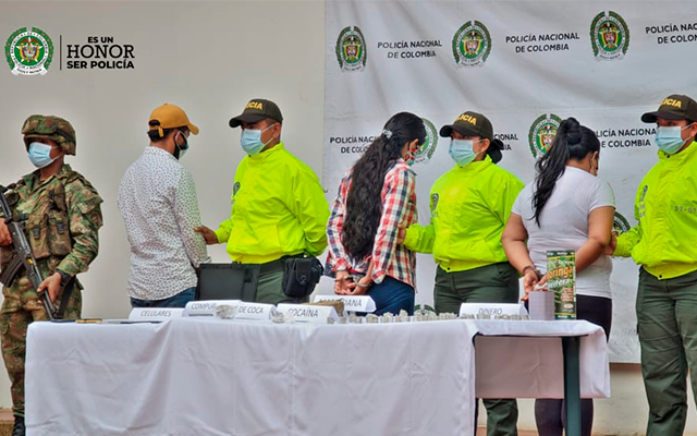 3 hombres y 2 mujeres entre los capturados 