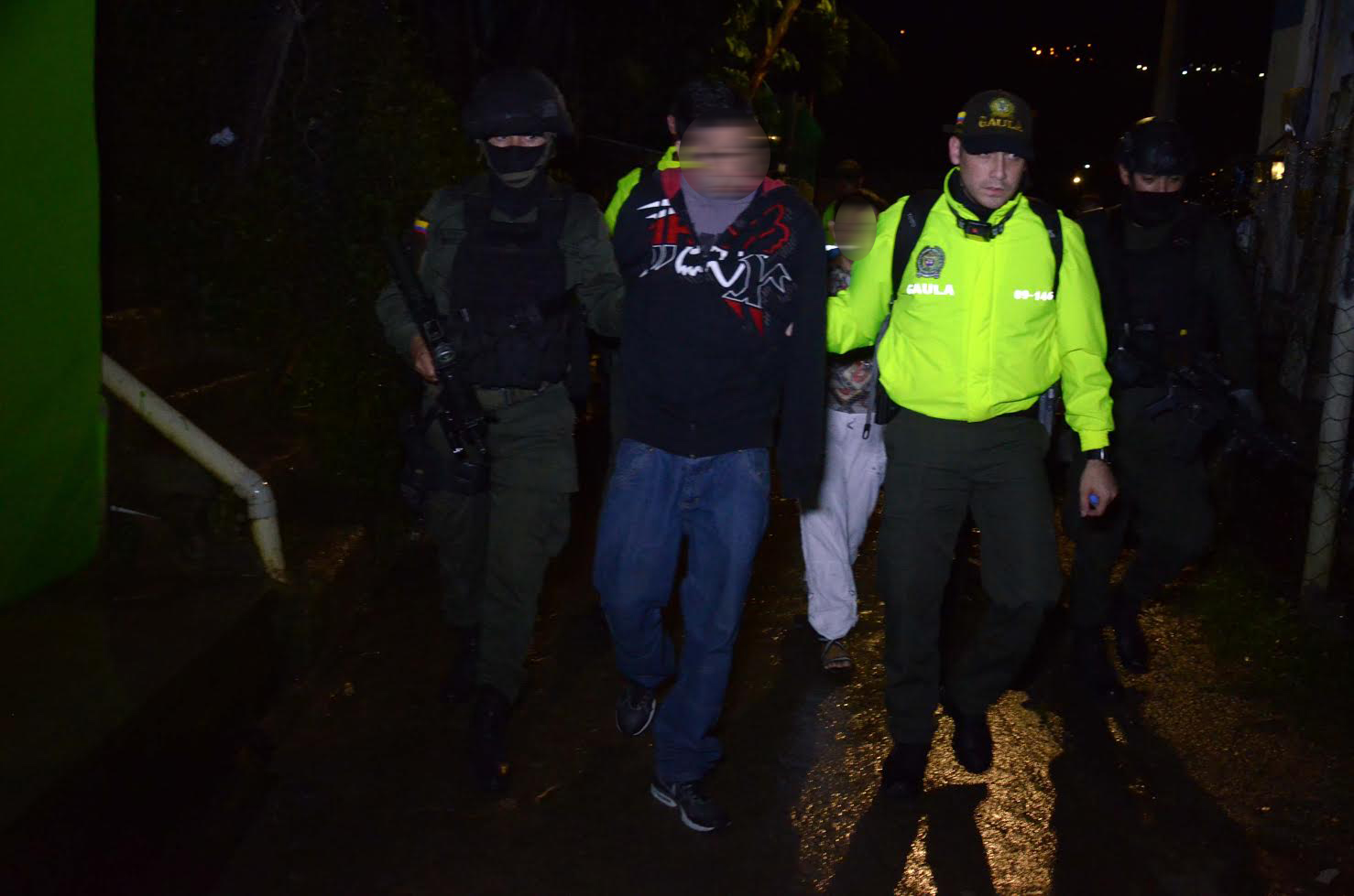 Operación contra la extorsión en el municipio de Itagüí