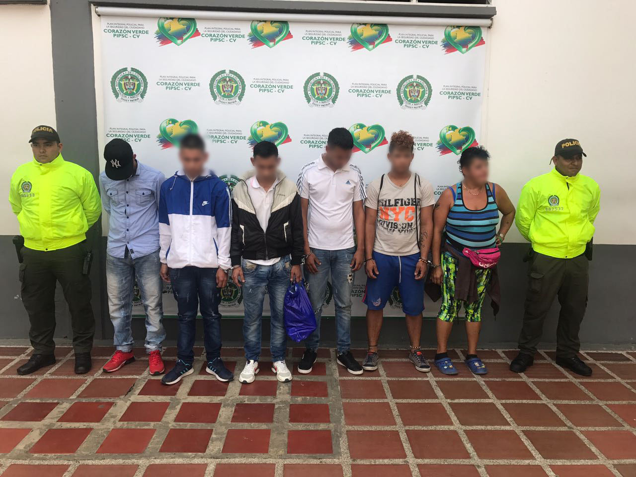 Capturadas seis personas presuntas integrantes de la banda “el templo”