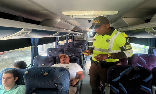 Policía intensifica controles en la vía Cartagena–Barranquilla para reducir la siniestralidad vial