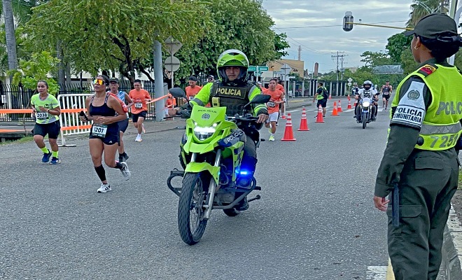 Despliegue policial permitió jornada sin alteraciones.