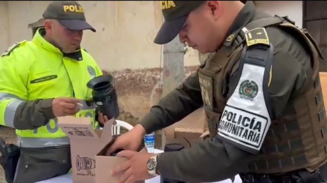 La Policía Nacional y Alcaldía de Nariño fortalecen la seguridad con instalación de alarmas comunitarias