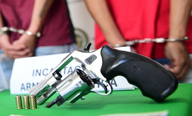 Arma de fuego incautada