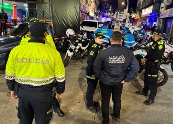 Policia de Manizales envía Balance de fin de semana