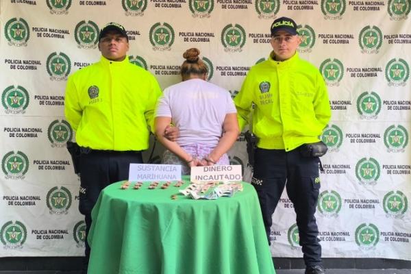 Capturada en La Dorada “La Rola”, reincidente en el delito de tráfico de estupefacientes