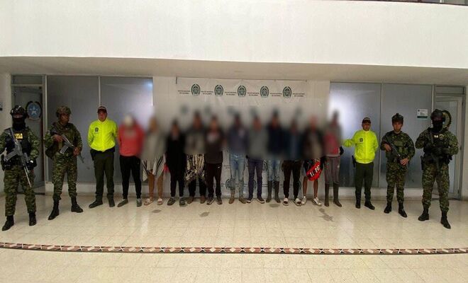 Capturadas 11 personas en Samaniego