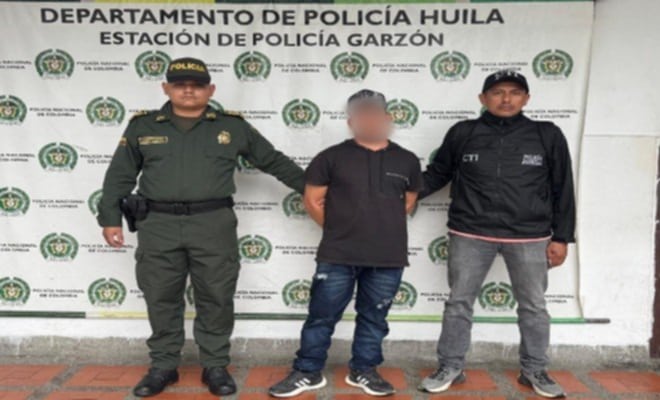 Capturado alias ‘Mono’, señalado de homicidio en Garzón
