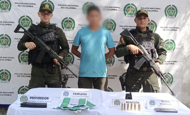 Capturan a una persona por diferentes delitos 