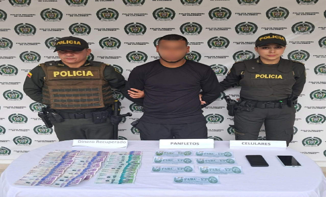 Capturado por extorsión en Suaza